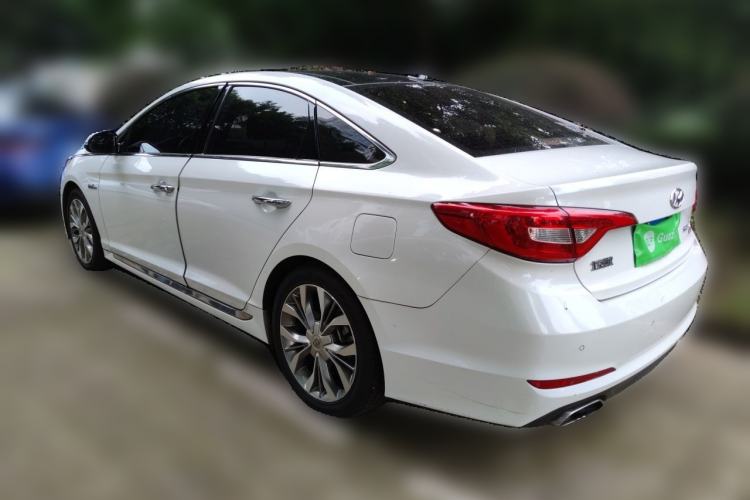 Used Hyundai Sonata 2015 1.6T GLX Advanced Model Rear Left 45 Deg