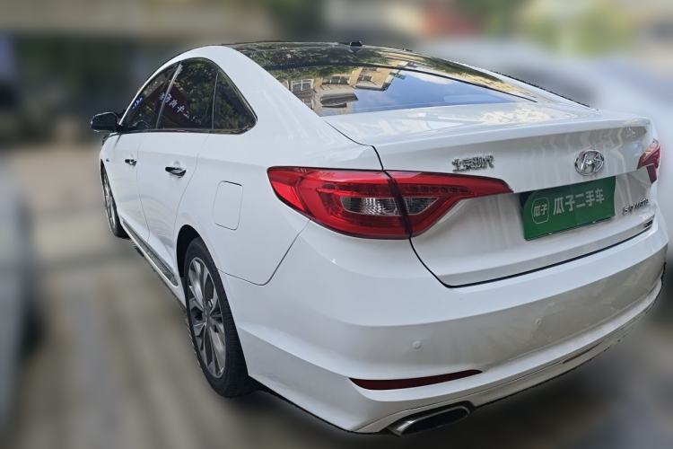 Used Hyundai Sonata 2015 1.6T GLX Advanced Model Rear Left 45 Deg