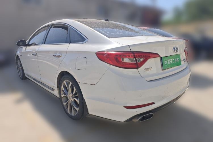 Used Hyundai Sonata 2015 1.6T GLX Advanced Model Rear Left 45 Deg