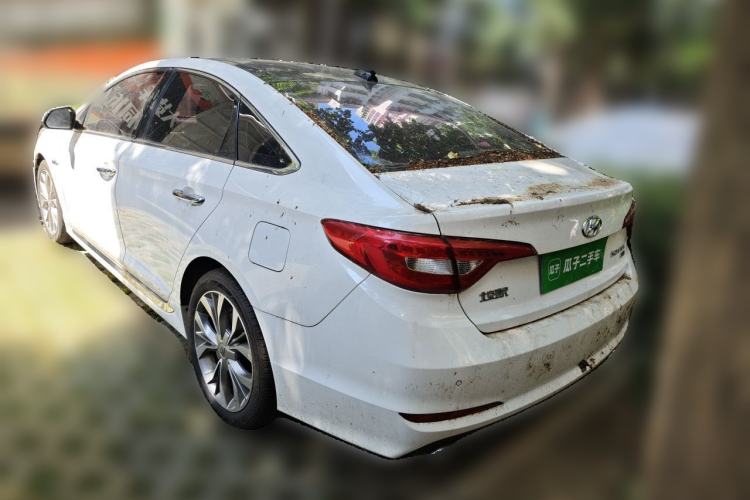 Used Hyundai Sonata 2015 1.6T GLX Advanced Model Rear Left 45 Deg