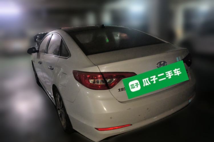Used Hyundai Sonata 2015 1.6T GLX Advanced Model Rear Left 45 Deg
