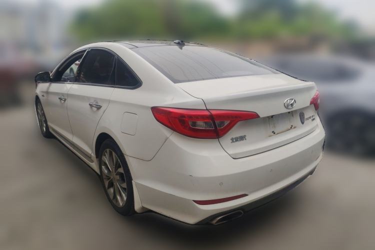 Used Hyundai Sonata 2015 1.6T GLX Advanced Model Rear Left 45 Deg