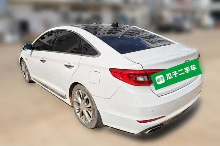 Used Hyundai Sonata 2015 1.6T GLX Advanced Model Rear Left 45 Deg