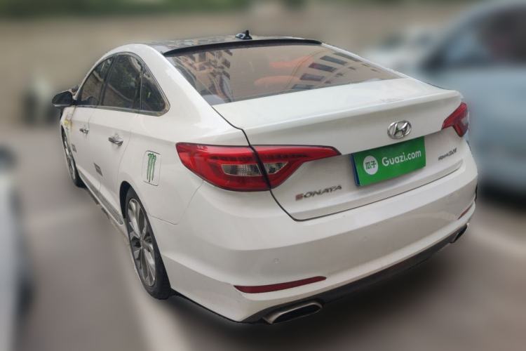 Used Hyundai Sonata 2015 1.6T GLX Advanced Model Rear Left 45 Deg