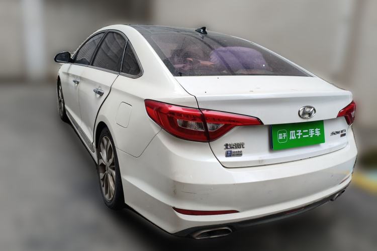 Used Hyundai Sonata 2015 1.6T GLX Advanced Model Rear Left 45 Deg