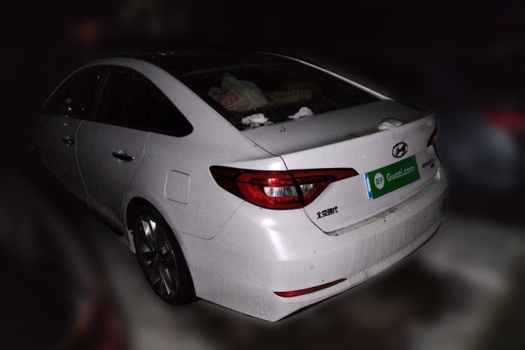 Used Hyundai Sonata 2015 2.4L LUX Ultimate Trim Rear Left 45 Deg