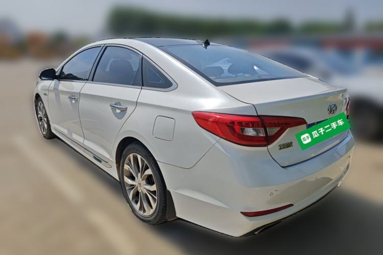 Used Hyundai Sonata 2015 1.6T GLX Advanced Model Rear Left 45 Deg