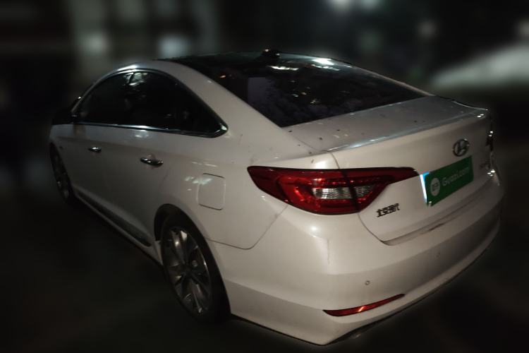 Used Hyundai Sonata 2015 1.6T GLX Advanced Model Rear Left 45 Deg