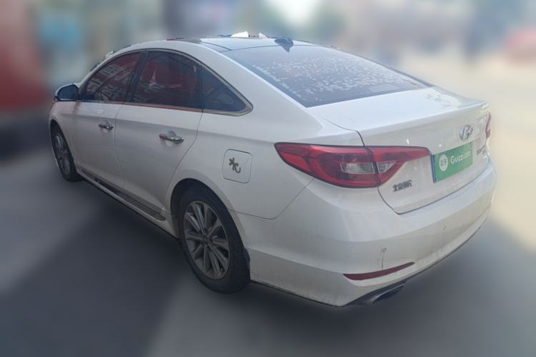 Used Hyundai Sonata 2015 1.6T GLX Advanced Model Rear Left 45 Deg