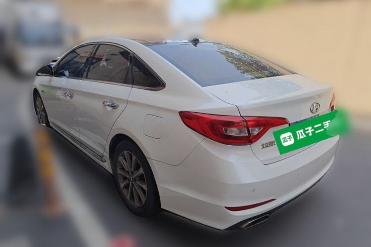 Used Hyundai Sonata 2015 1.6T GLX Advanced Model Rear Left 45 Deg
