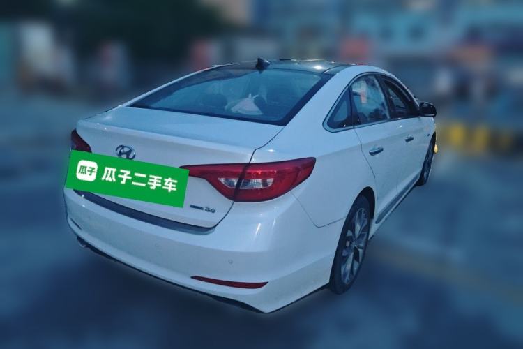 Used Hyundai Sonata 2015 1.6T GLX Advanced Model Rear Right 45 Deg