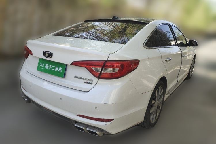 Used Hyundai Sonata 2015 1.6T GLX Advanced Model Rear Right 45 Deg