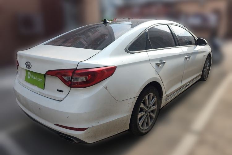 Used Hyundai Sonata 2015 1.6T GLX Advanced Model Rear Right 45 Deg