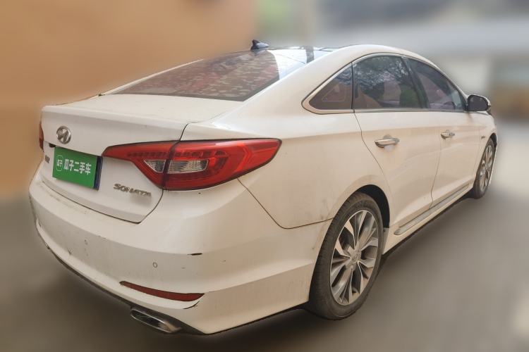 Used Hyundai Sonata 2015 1.6T GLX Advanced Model Rear Right 45 Deg
