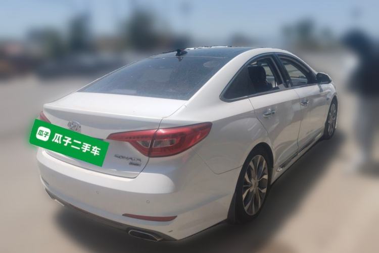 Used Hyundai Sonata 2015 1.6T DLX Prestige Model Rear Right 45 Deg