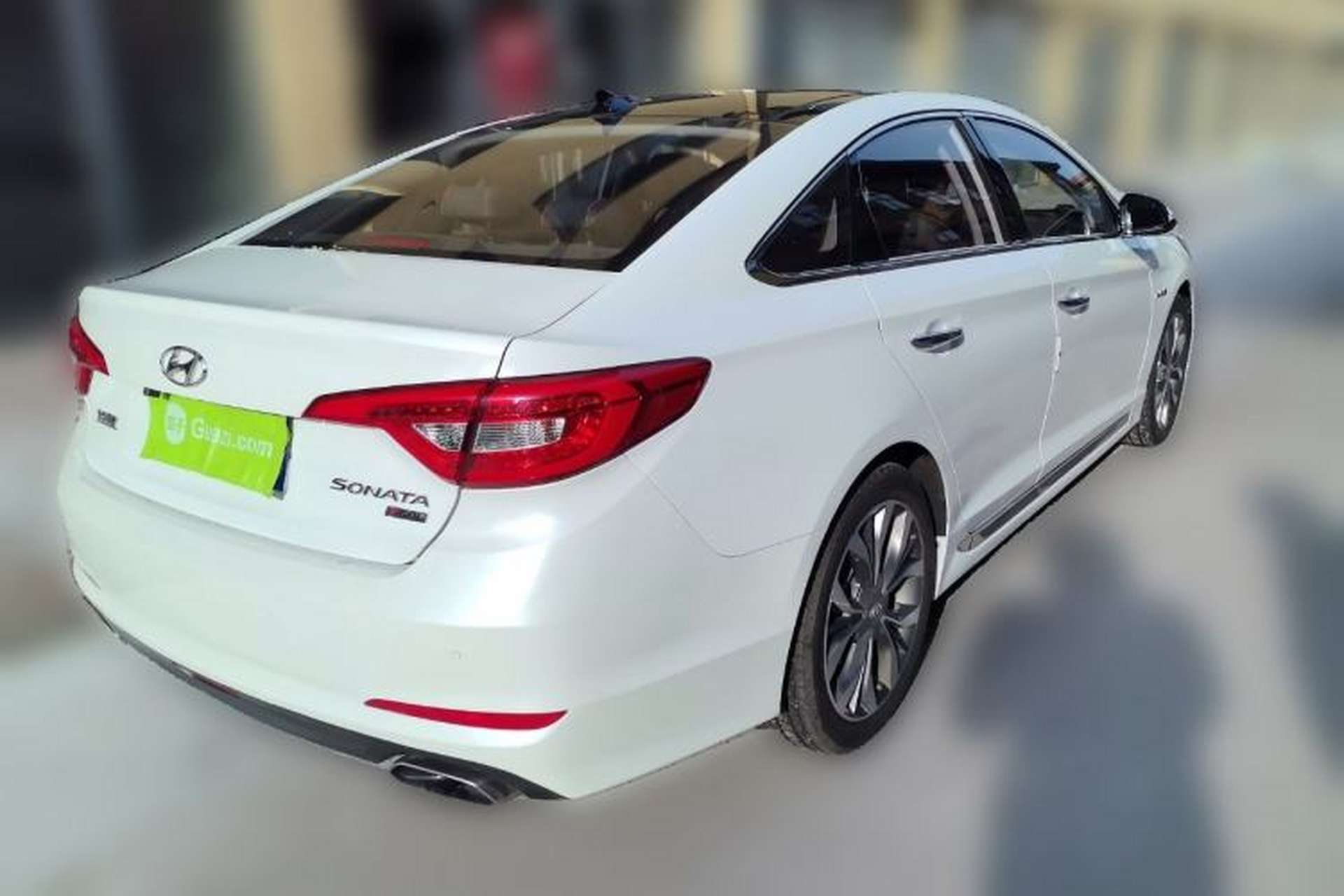 Used Hyundai Sonata 2015 1.6T GLX Advanced Model Rear Right 45 Deg