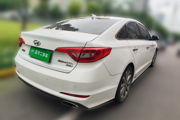 Used Hyundai Sonata 2015 1.6T GX Comfort Model Rear Right 45 Deg