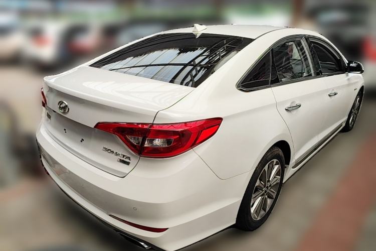 Used Hyundai Sonata 2015 1.6T GX Comfort Model Rear Right 45 Deg