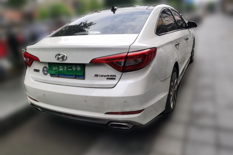 Used Hyundai Sonata 2015 1.6T GLX Advanced Model Rear Right 45 Deg