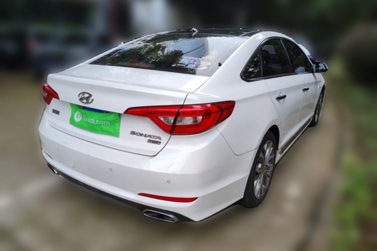 Used Hyundai Sonata 2015 1.6T GLX Advanced Model Rear Right 45 Deg