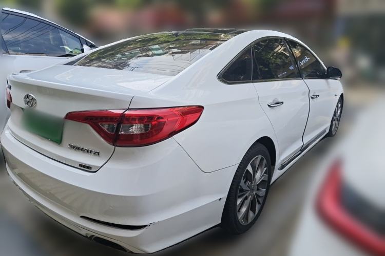 Used Hyundai Sonata 2015 1.6T GLX Advanced Model Rear Right 45 Deg