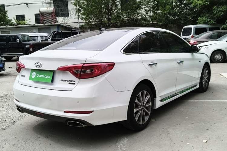 Used Hyundai Sonata 2015 1.6T GLS Smart Model Rear Right 45 Deg