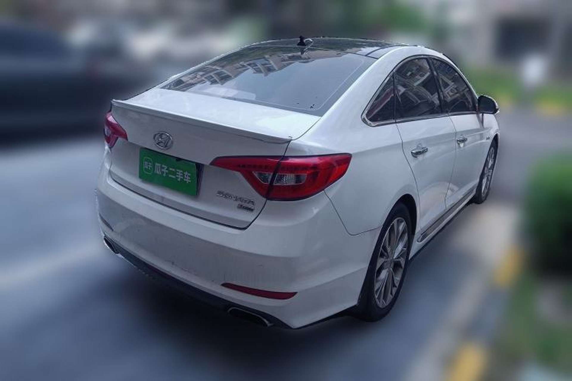 Used Hyundai Sonata 2015 1.6T DLX Prestige Model Rear Right 45 Deg