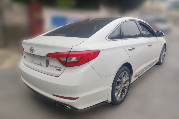 Used Hyundai Sonata 2015 1.6T GLX Advanced Model Rear Right 45 Deg