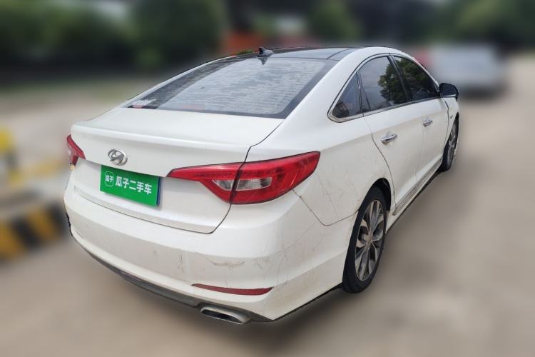 Used Hyundai Sonata 2015 1.6T DLX Prestige Model Rear Right 45 Deg
