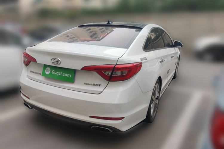 Used Hyundai Sonata 2015 1.6T GLX Advanced Model Rear Right 45 Deg