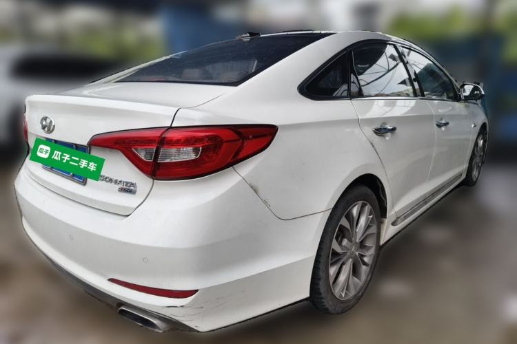 Used Hyundai Sonata 2015 1.6T GLX Advanced Model Rear Right 45 Deg