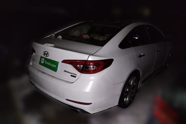 Used Hyundai Sonata 2015 2.4L LUX Ultimate Trim Rear Right 45 Deg