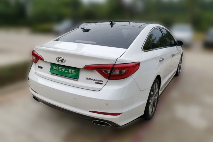Used Hyundai Sonata 2015 1.6T GLX Advanced Model Rear Right 45 Deg