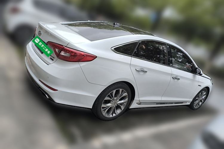 Used Hyundai Sonata 2015 1.6T GLX Advanced Model Rear Right 45 Deg