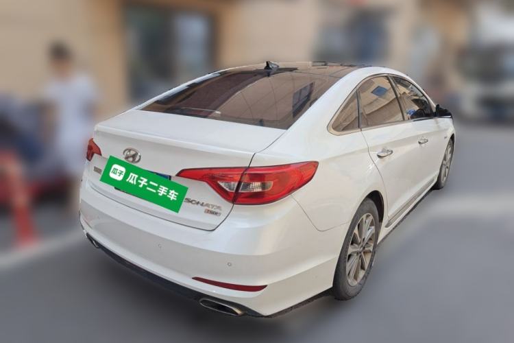 Used Hyundai Sonata 2015 1.6T GLX Advanced Model Rear Right 45 Deg