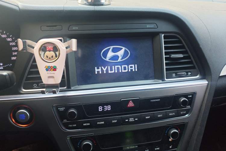 Used Hyundai Sonata 2015 1.6T GLX Advanced Model Audio And AC Panel