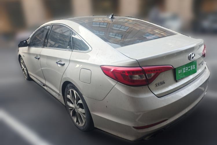 Used Hyundai Sonata 2015 1.6T GLX Advanced Model Rear Left 45 Deg
