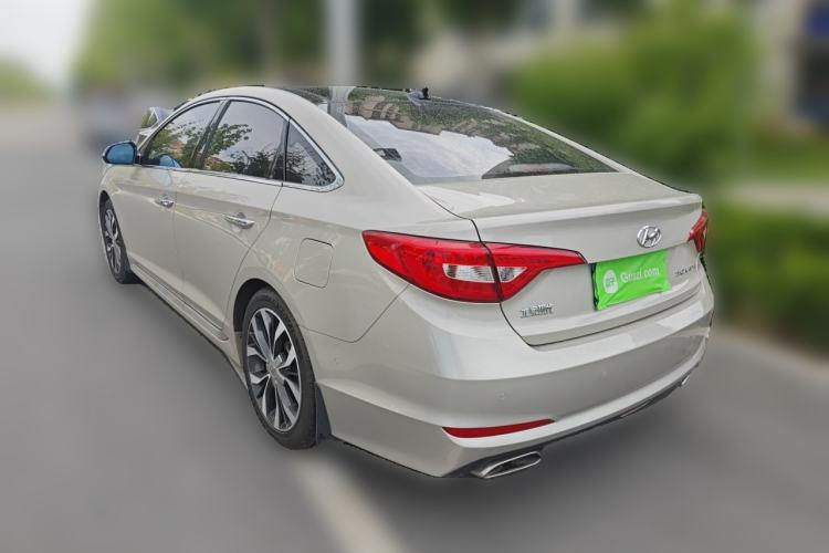 Used Hyundai Sonata 2015 2.4L TOP Flagship Edition Rear Left 45 Deg