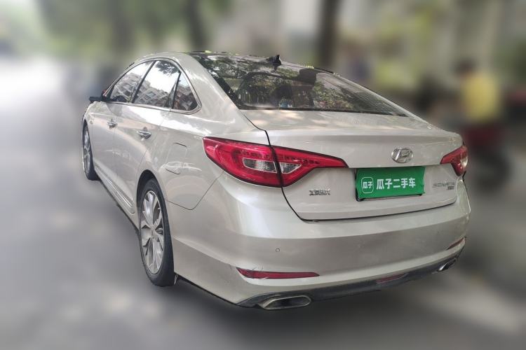 Used Hyundai Sonata 2015 1.6T GLX Advanced Model Rear Left 45 Deg