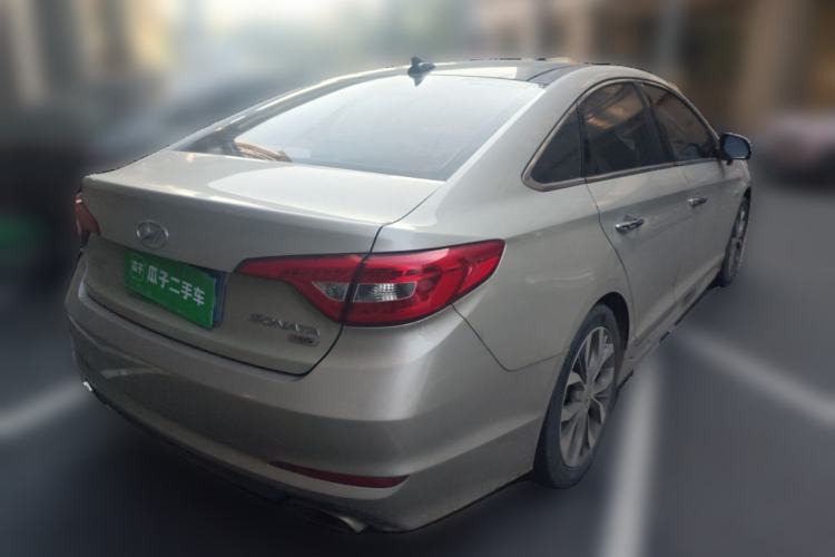 Used Hyundai Sonata 2015 1.6T GLX Advanced Model Rear Right 45 Deg