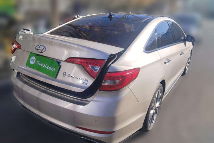 Used Hyundai Sonata 2015 1.6T GLX Advanced Model Rear Right 45 Deg