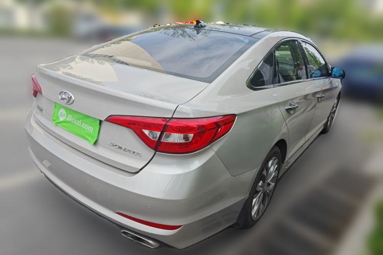 Used Hyundai Sonata 2015 2.4L TOP Flagship Edition Rear Right 45 Deg