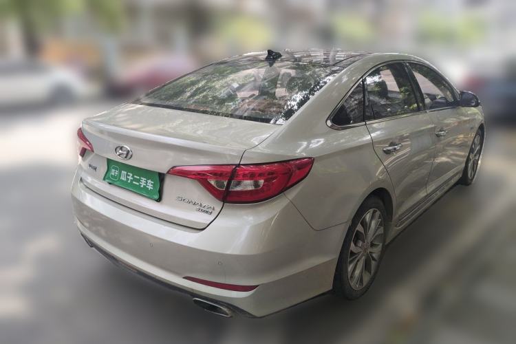 Used Hyundai Sonata 2015 1.6T GLX Advanced Model Rear Right 45 Deg