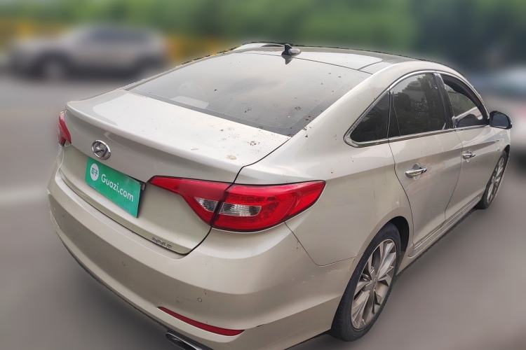 Used Hyundai Sonata 2015 1.6T GLX Advanced Model Rear Right 45 Deg