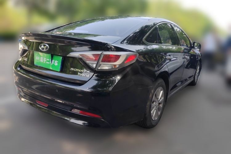 Used Hyundai Sonata 2016 2.0L Hybrid HE Smart Version Rear Right 45 Deg