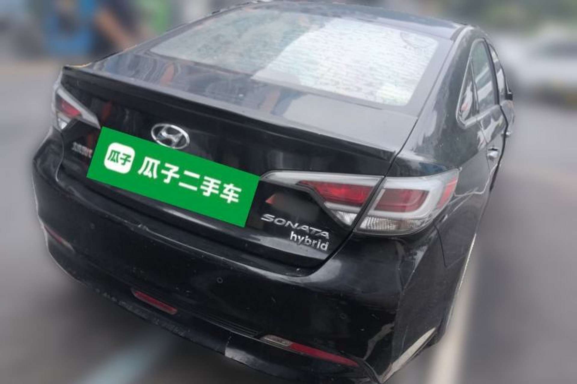 Used Hyundai Sonata 2016 2.0L Hybrid HE Smart Version Rear Right 45 Deg