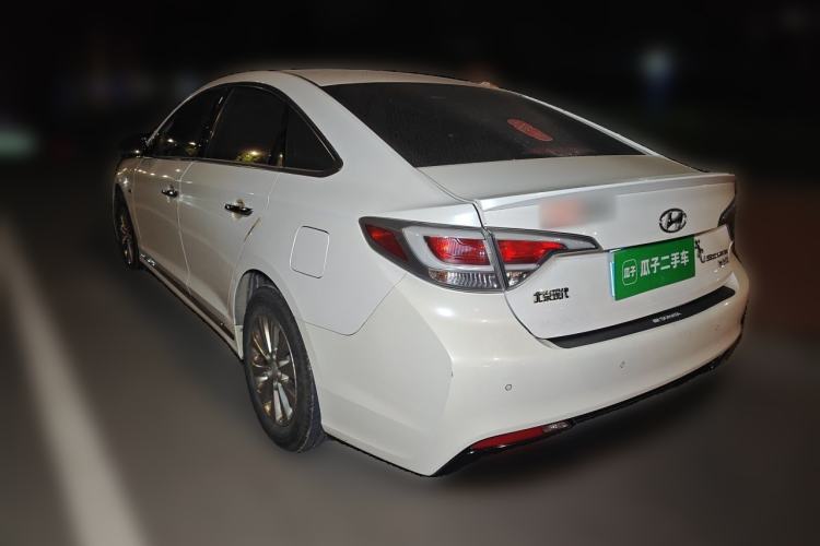 Used Hyundai Sonata 2016 2.0L Hybrid HE Smart Version Rear Left 45 Deg