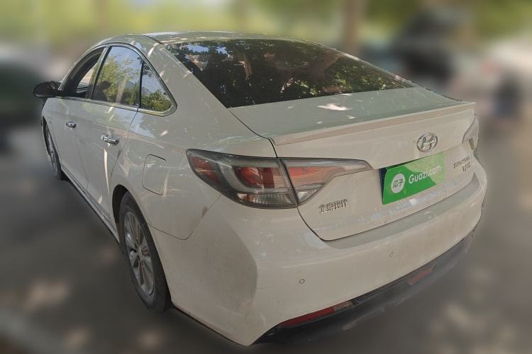 Used Hyundai Sonata 2016 2.0L Hybrid HE Smart Version Rear Left 45 Deg