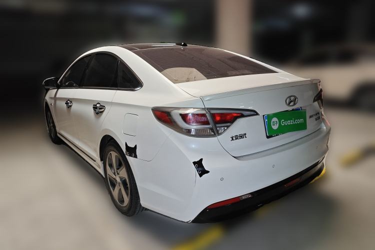 Used Hyundai Sonata 2016 2.0L Hybrid HL Luxury Version Rear Left 45 Deg