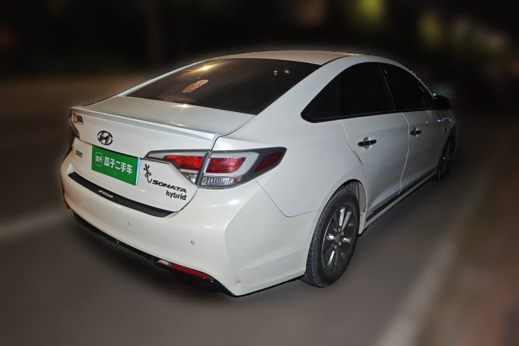 Used Hyundai Sonata 2016 2.0L Hybrid HE Smart Version Rear Right 45 Deg